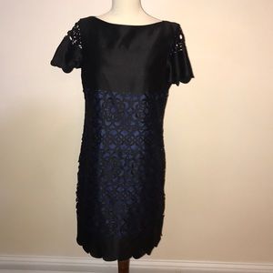 Ladder Cut Shift Dress